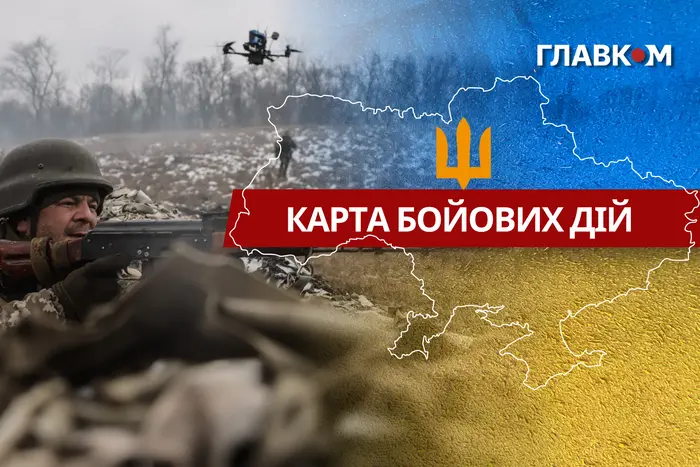 Карта бойових дій в Україні станом на 15 грудня 2025 року