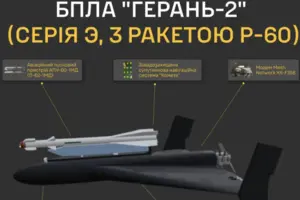 Ворожий безпілотник містить компоненти виробництва західних країн