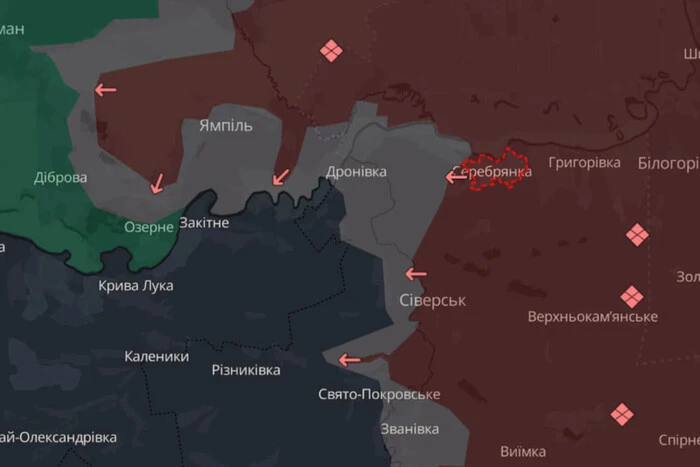 Росіяни окупували Серебрянку на Донеччині – DeepState