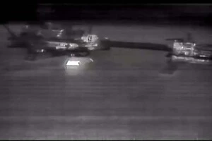 Бортова камера безпілотника зафіксувала успішне влучання