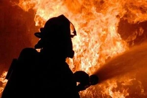 Через атаку росіян зайнялась пожежа