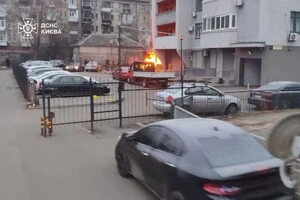 На Берестейському проспекті у Києві загорівся генератор (фото)