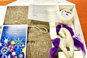 Латвійська міністерка показала різдвяний подарунок із прифронтової Сумщини