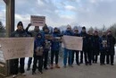 Українці та латвійці провели акцію проти участі росіян у Кубку Європи зі скелетону