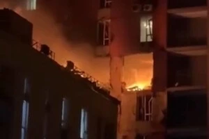 Один із постраждалих будинків у Києві