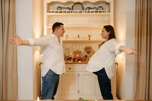 Олесь Довгий та Ірина Міненко втретє стали батьками