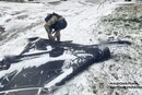 На Київщині виявлено російський дрон з бойовою частиною (фото)