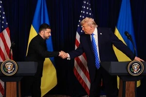 Трамп заявив, що не проти зустрітися з Володимиром Зеленським на Всесвітньому економічному форумі в Давосі