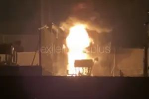 У Бердянську горить енергообʼєкт