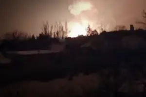 Унаслідок атаки безпілотників сталося загоряння