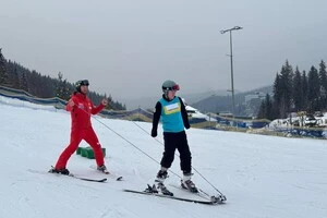 Ветеран зі Львівщини після протезування кінцівок став на лижі, здйснивши свою мрію