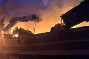 Росіяни вдарили по пасажирському поїзду на Харківщині 27 січня