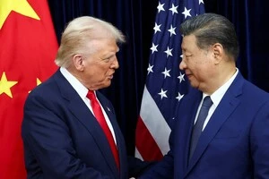 Трамп та Сі Цзіньпін під час зустрічі у Південній Кореї наприкінці жовтня