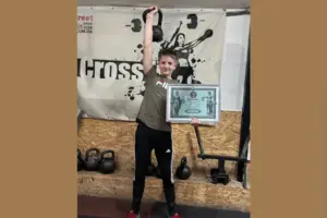 Андрій Бірців у 13 років встановив другий рекорд України з гирями