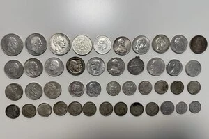 У «Шегинях» митники виявили книгу Муссоліні та десятки старовинних монет