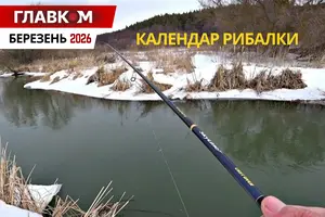Календар рибалки на березень 2026 року: коли і на що клює найкраще