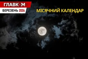 Місячний календар на березень 2026: дати нового та повного Місяця