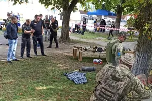 Місце вибуху в Чернігові, 3 вересня 2022 року