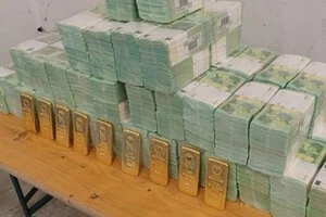 Золото і валюта, затримані в Угорщині