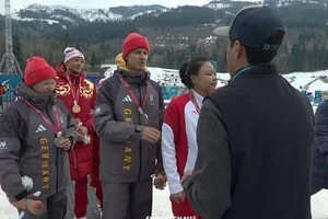 Лінн Кацмайєр та її гайд Флоріан Бауманн не захотіли робити селфі з росіянкою Анастасією Багіян