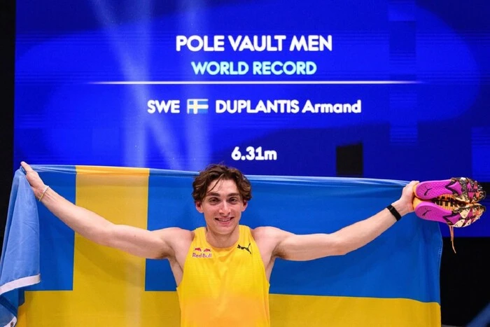 Дюплантіс вчергове оновив світовий рекорд у стрибках із жердиною