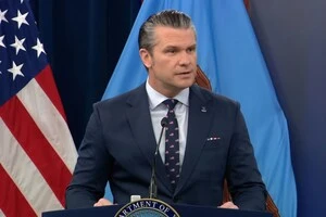 Міністр війни США Піт Гегсет заявив, що після ударів США та Ізраїлю Іран втратив 90% ракет