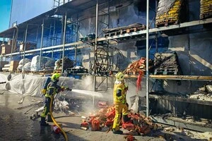 На пожежі від ДСНС працювало 30 людей особового складу та вісім одиниць техніки