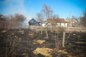 Наслідок спалювання сухої трави у вітряну погоду