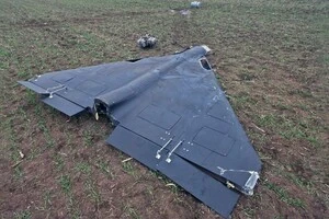 Збитий ППО ударний дрон Shahed-136, ілюстративне фото