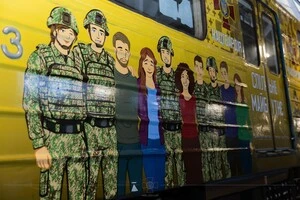 Брендований вагон метрополітену