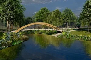 Новий міст стане своєрідною копією знаменитого мосту короля Міндаугаса у Вільнюсі