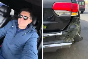 Ведучий повідомив, що внаслідок ДТП ніхто не постраждав