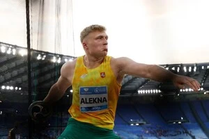 Миколас Алекна є однією з головних зірок литовського спорту