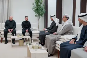Зеленський зустрівся з президентом ОАЕ Мухаммадом бін Заїдом Аль Нагаяном