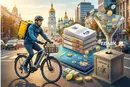 Податок на Glovo, Bolt та Uklon: що пропонують депутати змінити для сервісів доставки та кур’єрів