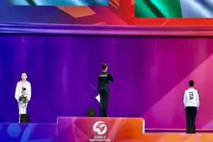 World Gymnastics розслідує інцидент із росіянкою, яка зневажила гімн України