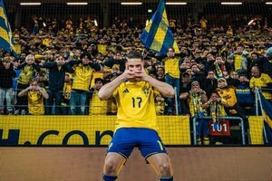Лідер збірної Швеції Йокерес оформив авторські права на фірмове святкування голів