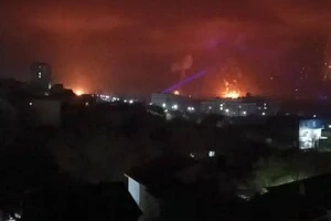 У порту Новоросійська масштабна пожежа