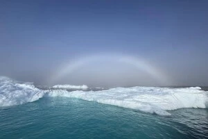 Українські вчені зафіксували білу веселку в Антарктиді