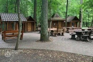 Альтанки на ділянці лісового фонду у Деснянському районі столиці