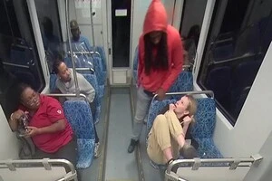 Моменти нападу на українську біженку у місті Шарлотт