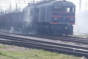 Ворог завдав удару біля локомотива вантажного поїзда