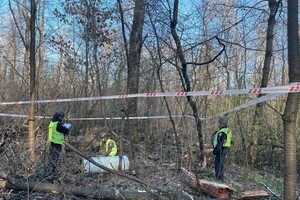 Виявлений фрагмент ракети 