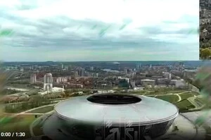 Українські безпілотники працювали у небі над окупованим Донецьком