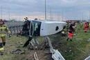 У Польщі перекинувся автобус з українцями