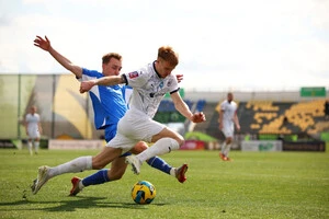 Лише у компенсований час «Металіст 1925» зумів забити єдиний м’яч у матчі із «Кудрівкою» 