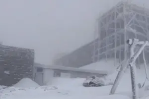 На горі Піп Іван Чорногірський спостерігаються складні погодні умови