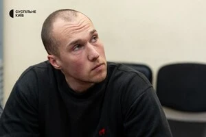 Експатрульний Михайло Дробницький у залі суду 21 квітня 2026 року