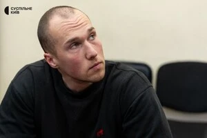 Експатрульний Михайло Дробницький у залі суду 21 квітня 2026 року