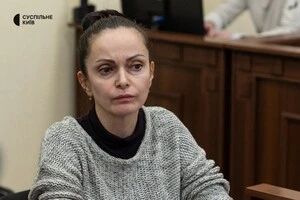 Анна Дудіна у залі суду 21 квітня 2023 року